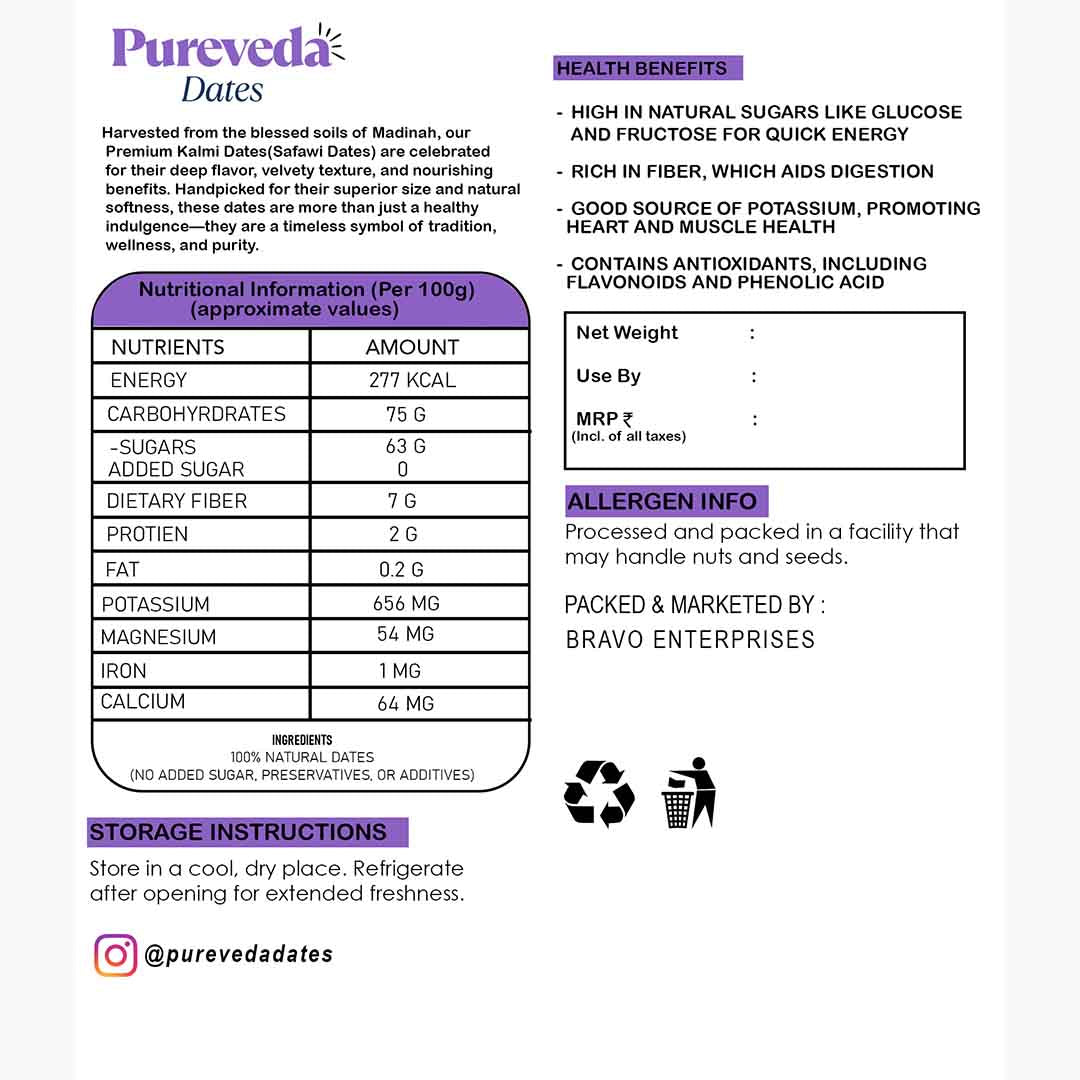 Premium kalmi Dates